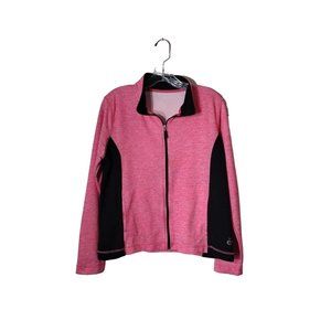 Be Inspired Activewear Jacket Womens Petite Large Full Zip Pockets